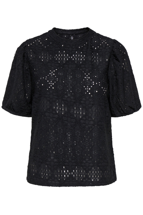 Only onlluz s/s puff sleeve top jrs
